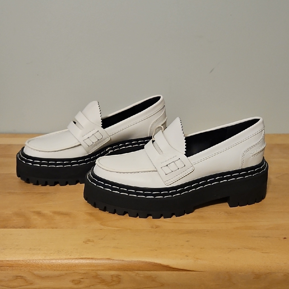 Proenza Schouler Brand New With Box - Cream Loafers with Black Soles